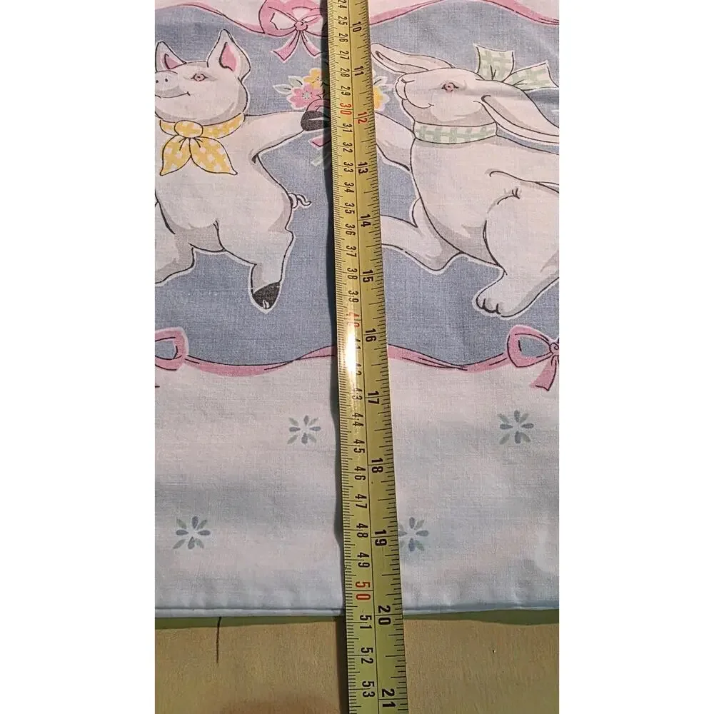 Vintage Fieldcrest Farm Animals Standard Pillow Case 1980s